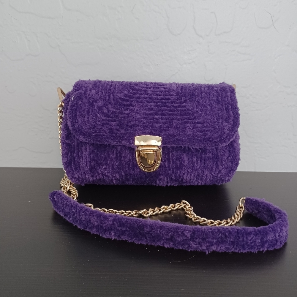 Handmade Bargello Mini Shoulder Bag Size OS Handmade